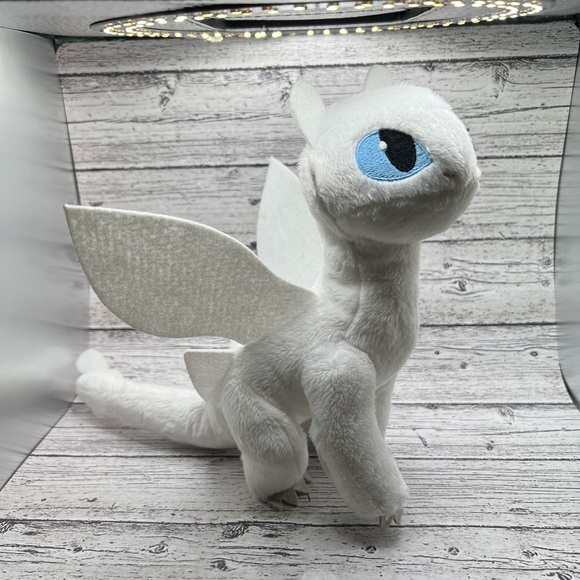 Toys How To Train Your Dragon White Dragon Plush Toy Poshmark